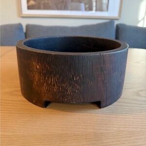 Studio McGee Rustic Wooden Bowl